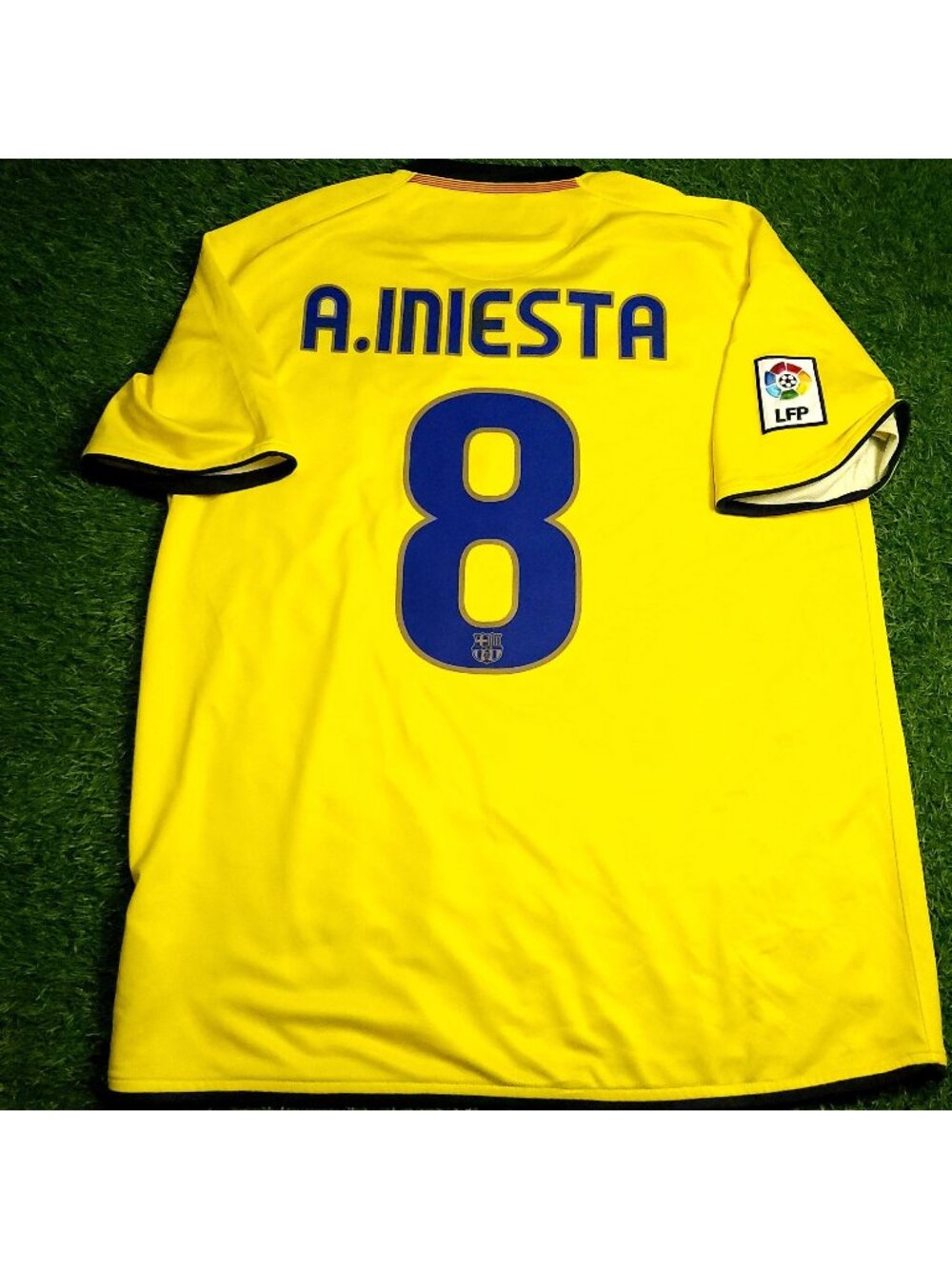 Iniesta Barcelona INIESTAZO TREBLE 2008 2009 Jersey L SKU# 286787-760